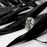 Silver ring, Spinner Ring, Silver ring for woman, Beautiful Silver ring, Oprata Rings, oxidised rings
