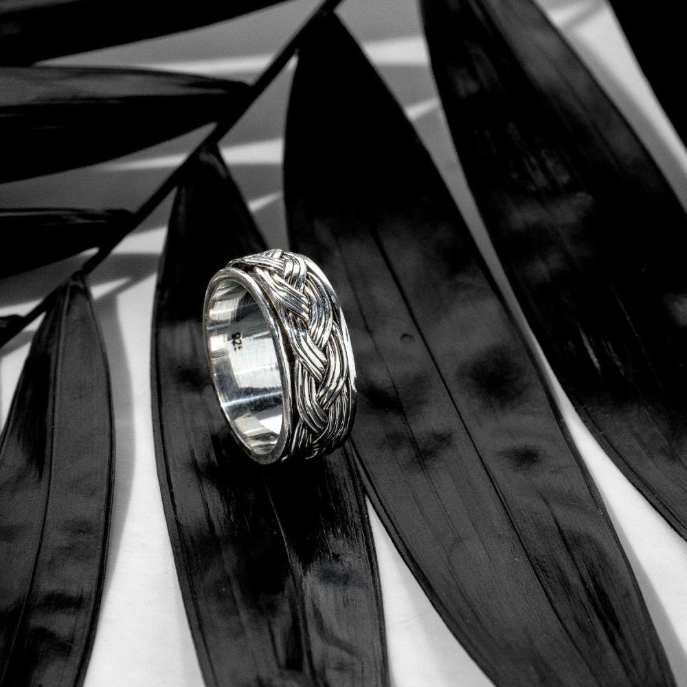 Silver ring, Spinner Ring, Silver ring for woman, Beautiful Silver ring, Oprata Rings, oxidised rings
