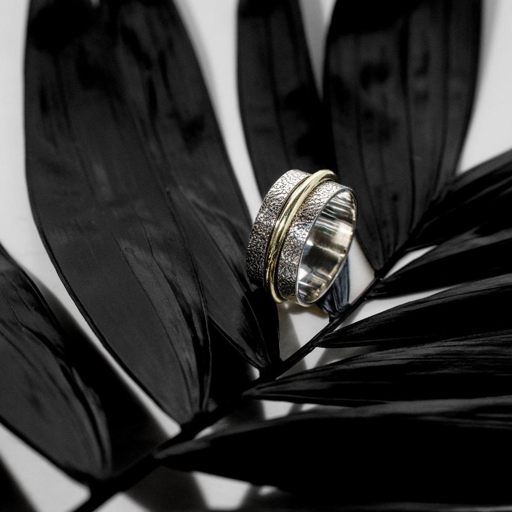 Silver ring, Spinner Ring, Silver ring for woman, Beautiful Silver ring, Oprata Rings, oxidised rings
