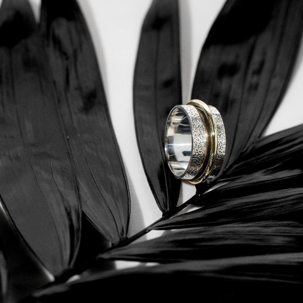 Silver ring, Spinner Ring, Silver ring for woman, Beautiful Silver ring, Oprata Rings, oxidised rings
