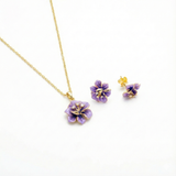 Amelda | 925 Silver Earrings and Pendant set for Women