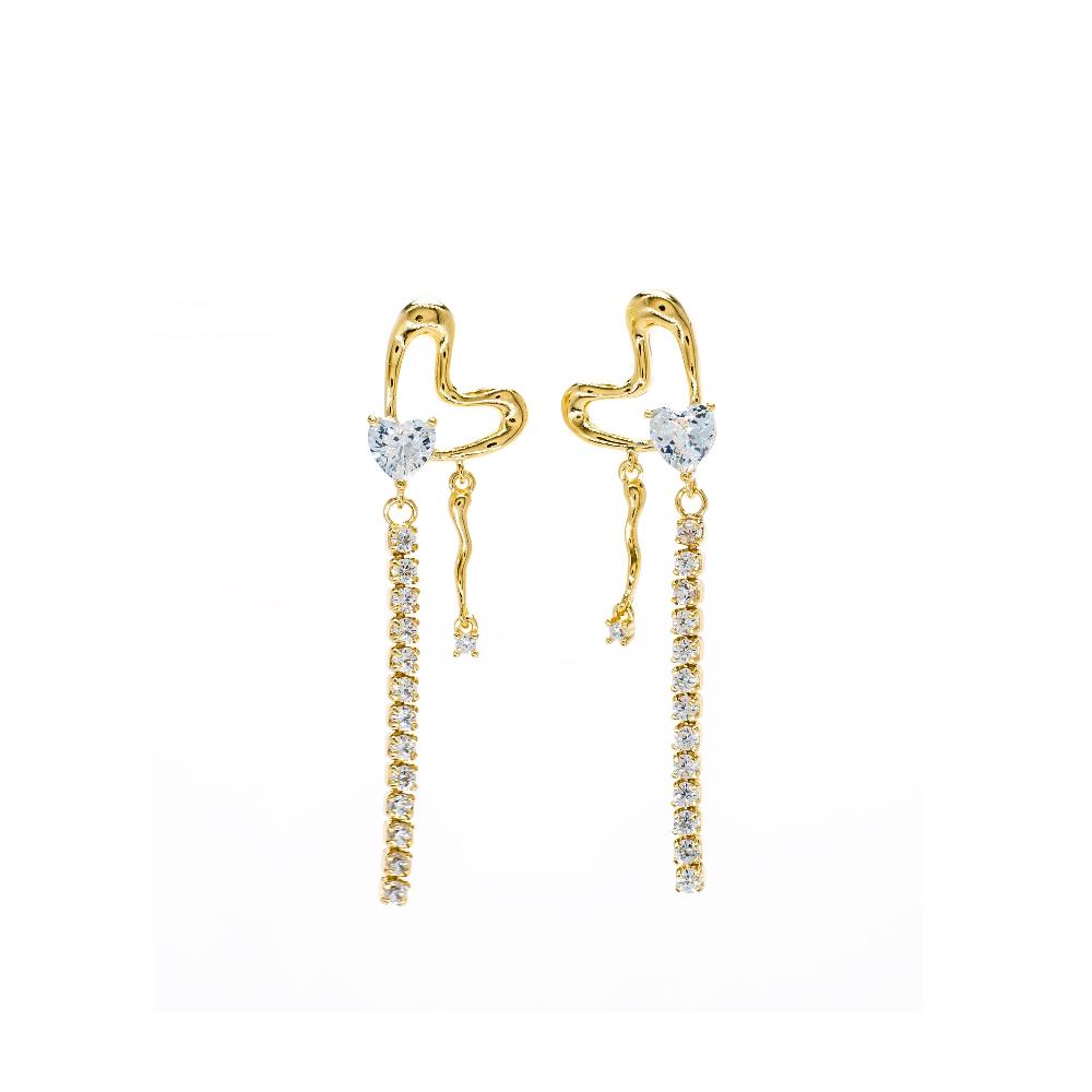 Giada Danglers | 925 Silver Earring for Women