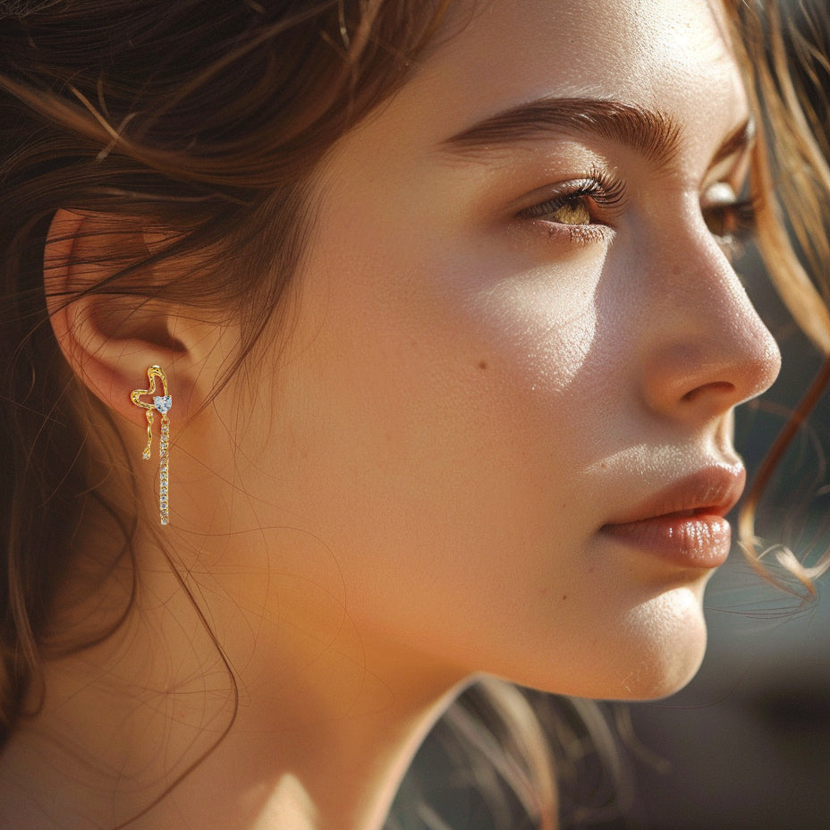 Giada Danglers | 925 Silver Earring for Women