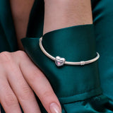 Diamond charms , Silver charms for woman, Beautiful Silver charms, Oprata charms, flower charms, Nature charms, Pearl charms