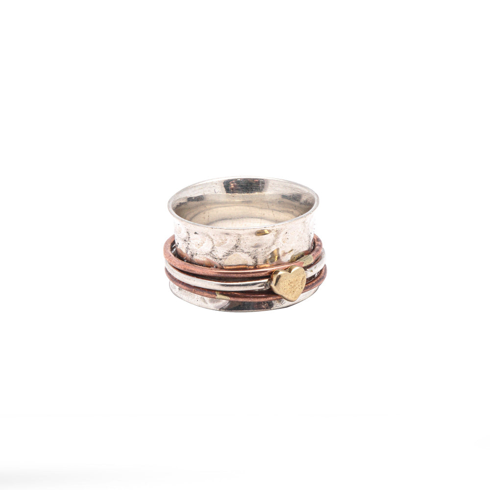 Heart Fluid | 925 Silver Ring for Women & Men