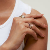 Heart Fluid | 925 Silver Ring for Women & Men