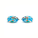  Silver earring, silver earring for women, Beautiful Silver earring, Oprata earrings, colorful hoops, 3d earring
