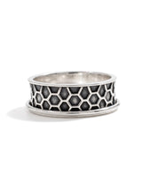 
  Buy Honeycomb Fluid | 925 Silver Ring for Women & Men Online In India at Oprata
