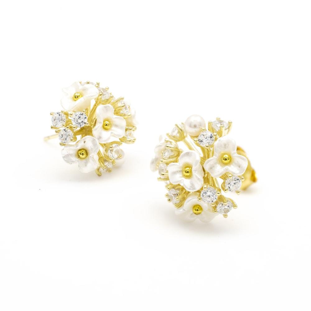 Silver earring, silver earring for women, Beautiful Silver earring, Oprata earrings, colorful hoops, 3d earring,Flower earring, bee earring, Butterfly earring, sunflower earring
