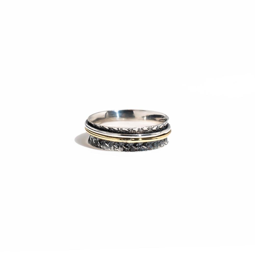 Silver ring, Spinner Ring, Silver ring for woman, Beautiful Silver ring, Oprata Rings, oxidised rings

