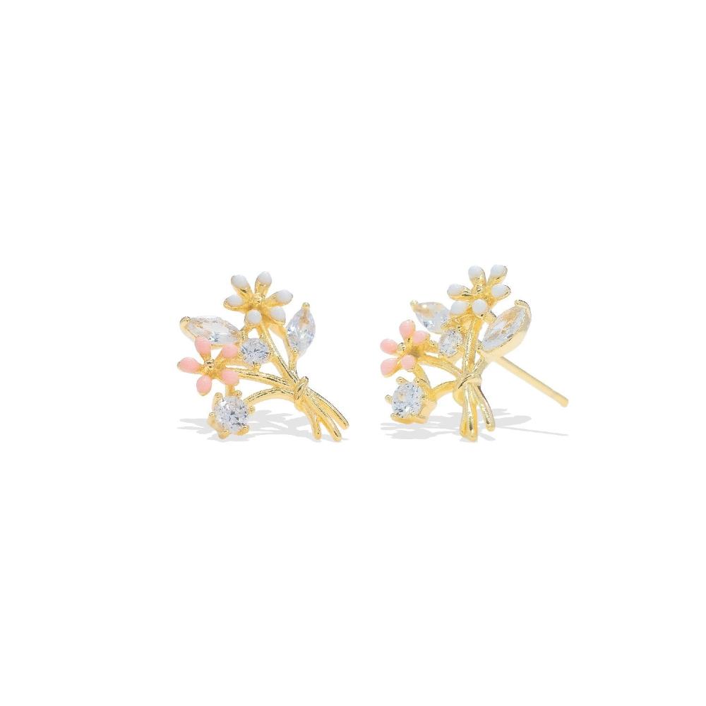 Silver earring, Silver earring for woman, Beautiful Silver earring, Oprata earring, flower earring, Nature earring, Pearl earrings
