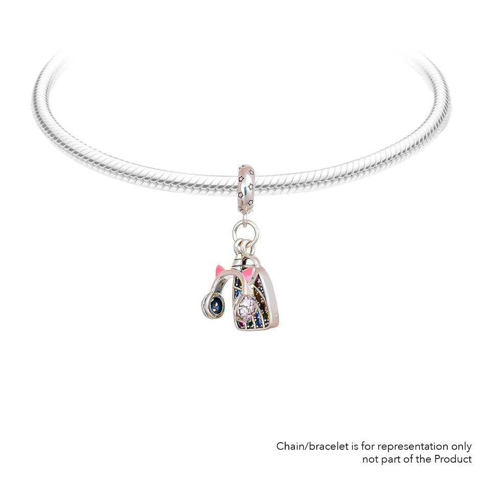 Kitty bag | 925 Silver charms for Bracelets / Chain