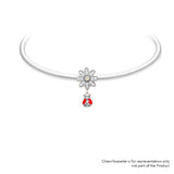 Lady Bug flower | 925 Silver charms for Bracelets / Chain