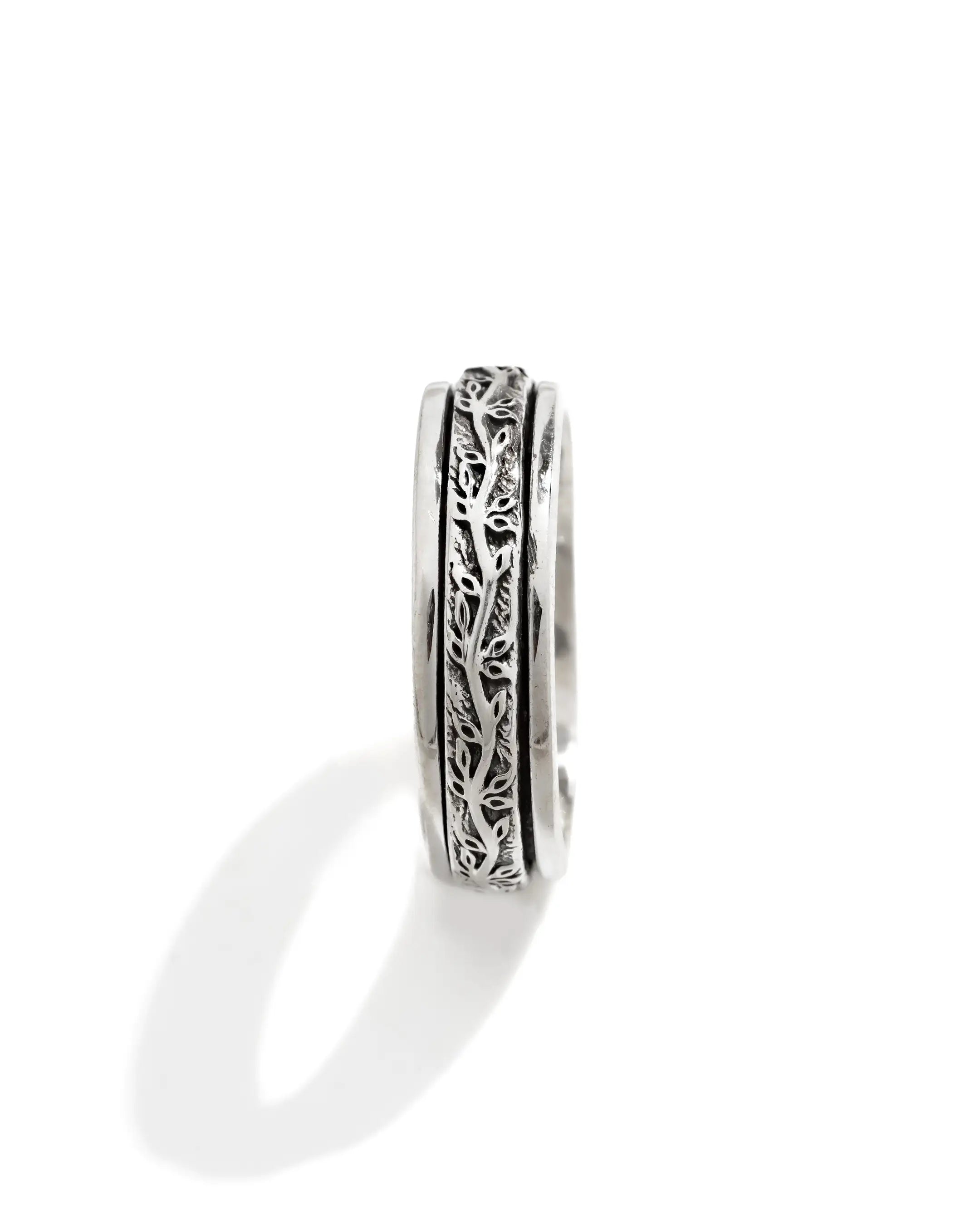 Leafy Vine Fluid | 925 Silver Ring for Women & Men