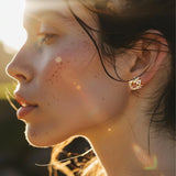 
Silver earring, Silver earring for woman, Beautiful Silver earring, Oprata earring, flower earring, Nature earring, Pearl earrings
