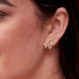 
  Silver earring, silver earring for woman, Beautiful Silver earring, Oprata earring, butterfly earring, Nature earring, Pearl earrings
