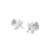 
  Silver earring, Silver earring for woman, Beautiful Silver earring, Oprata earring, flower earring, Nature earring, Pearl earrings
