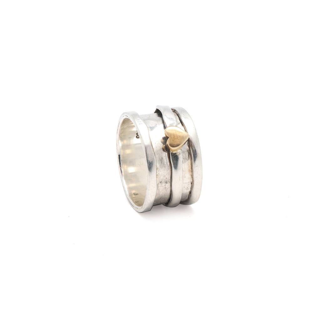 Silver ring, Spinner Ring, Silver ring for woman, Beautiful Silver ring, Oprata Rings, oxidised rings

