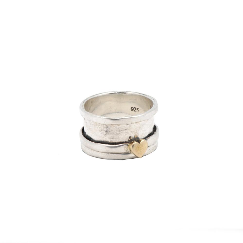Silver ring, Spinner Ring, Silver ring for woman, Beautiful Silver ring, Oprata Rings, oxidised rings

