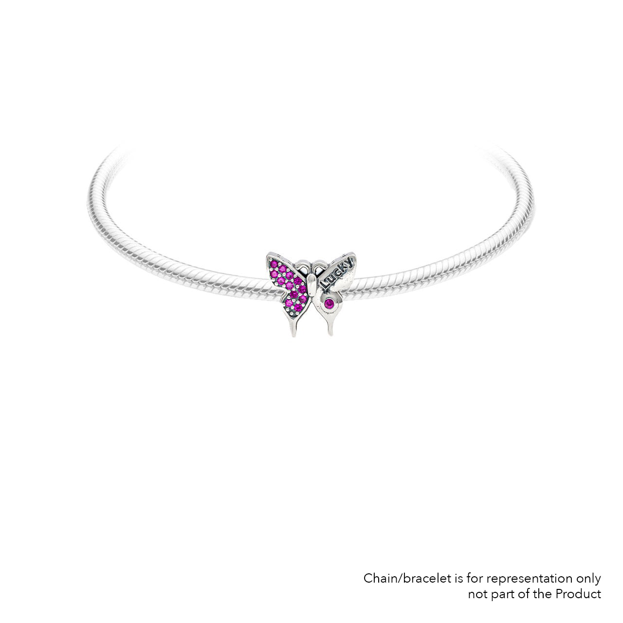 Lucky Butterfly | 925 Silver charms for Bracelets / Chain
