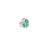 MOP Heart Green | 925 Silver charms for Bracelets / Chain