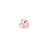 MOP Heart Pink | 925 Silver charms for Bracelets / Chain