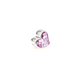 MOP Heart Purple | 925 Silver charms for Bracelets / Chain