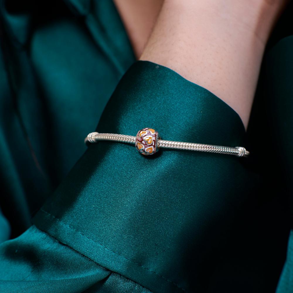 Diamond charms , Silver charms for woman, Beautiful Silver charms, Oprata charms, flower charms, Nature charms, Pearl charms