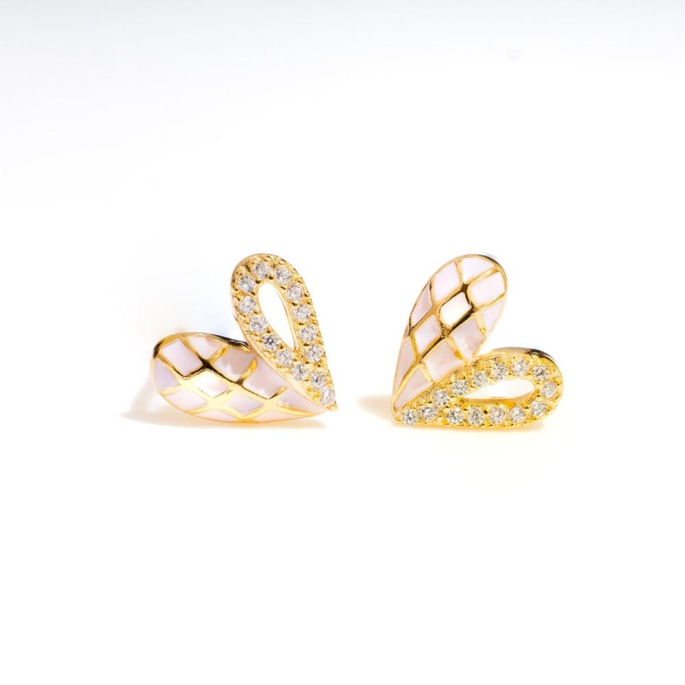 Silver earring, silver earring for woman, Beautiful Silver earring, Oprata earring, flower earring, Nature earring, heart earrings