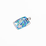 Silver pendant, silver pendant for women, Beautiful Silver pendant, Oprata pendant, colorful pendant, 3d pendant