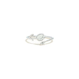 
  Diamond ring, Silver ring for woman, Beautiful Silver ring, Oprata ring, flower ring, Nature ring, Pearl ring
