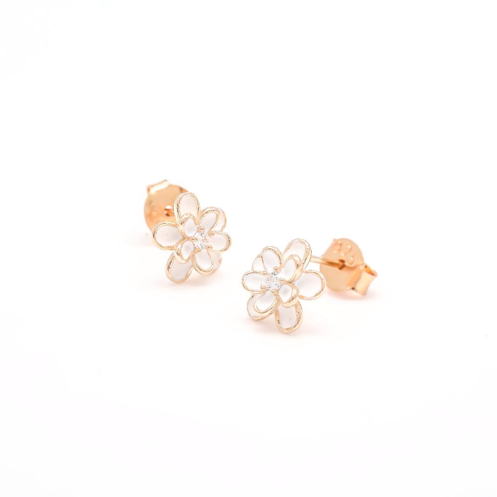 Silver earring, Silver earring for woman, Beautiful Silver earring, Oprata earring, flower earring, Nature earring, 