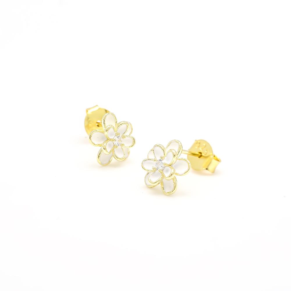 Silver earring, Silver earring for woman, Beautiful Silver earring, Oprata earring, flower earring, Nature earring, 