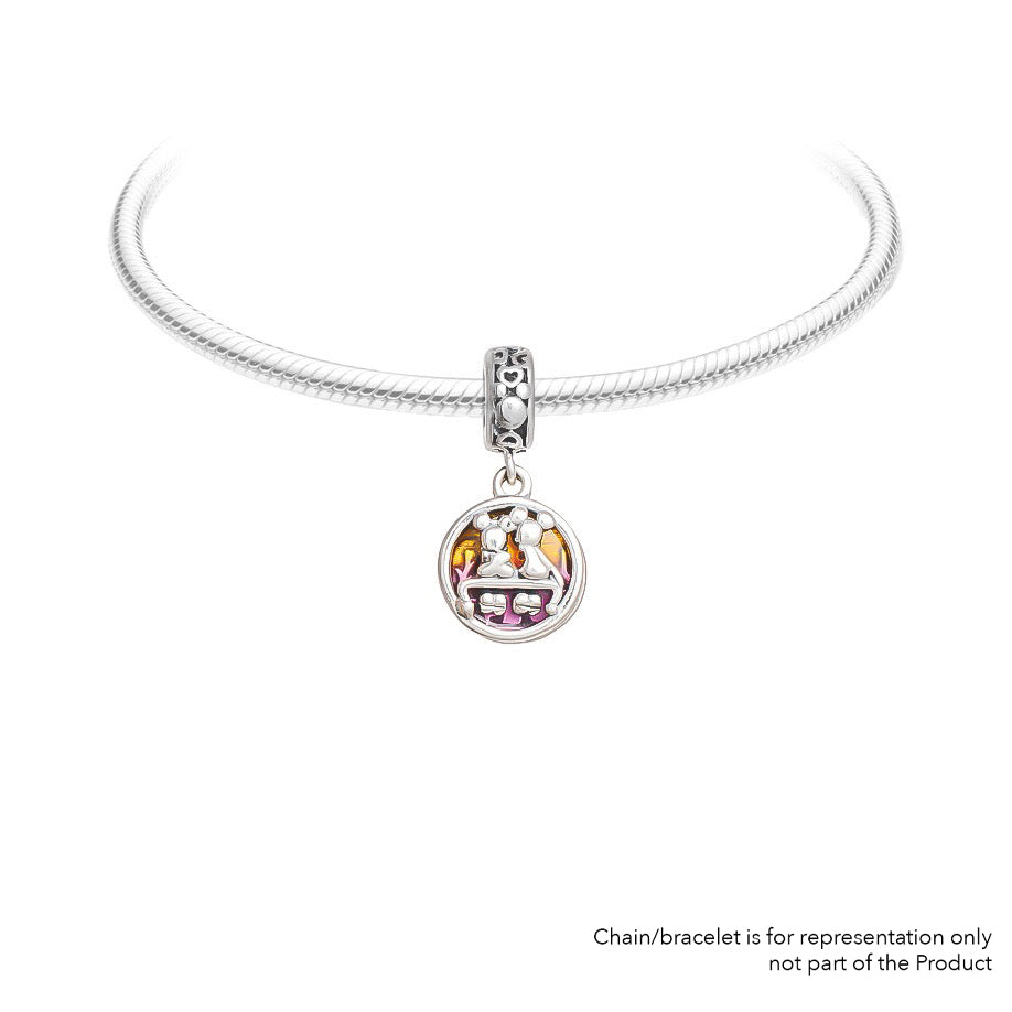 Mickey and minnie | 925 Silver charms for Bracelets / Chain