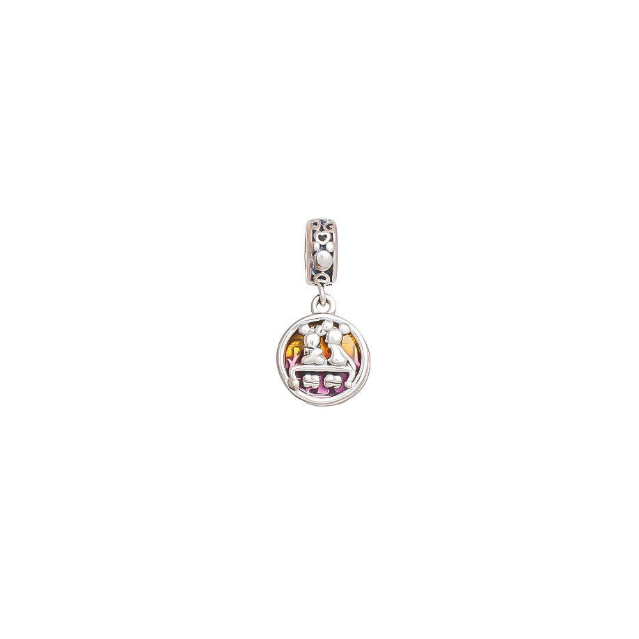 Mickey and minnie | 925 Silver charms for Bracelets / Chain
