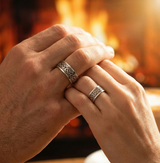 Triskele Fluid | 925 Silver Couple Ring