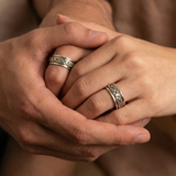 
Claddagh Fluid | 925 Silver couple Rings
