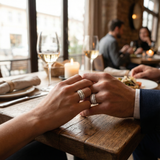 Stonebraid Fluid | 925 Silver Couple Ring