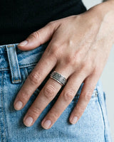 
  Buy Ocean Wave Fluid | 925 Silver Ring for Women & Men Online In India at Oprata
