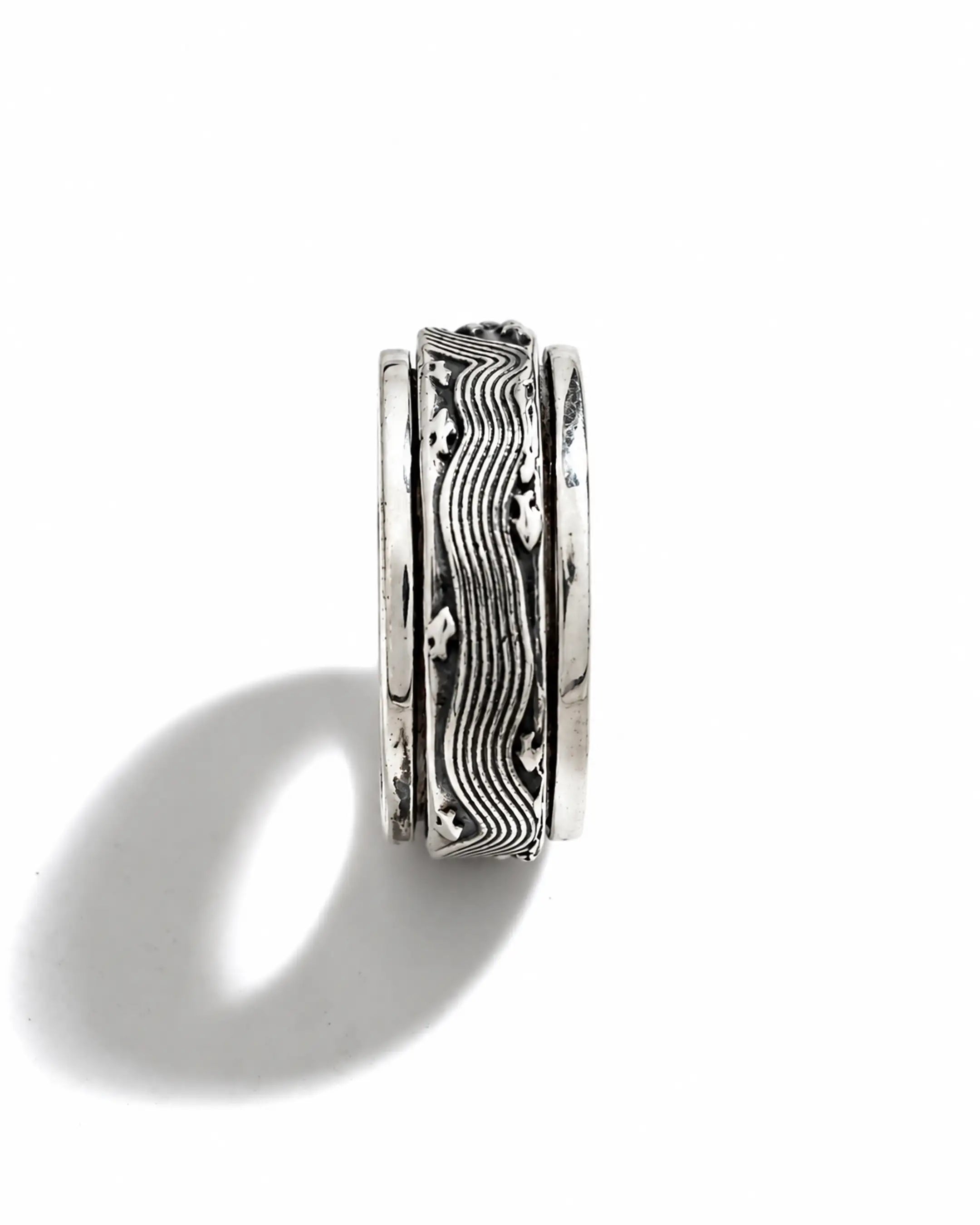 Ocean Wave Fluid | 925 Silver Ring for Women & Men
