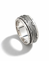 
  Buy Ocean Wave Fluid | 925 Silver Ring for Women & Men Online In India at Oprata
