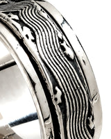 
  Buy Ocean Wave Fluid | 925 Silver Ring for Women & Men Online In India at Oprata
