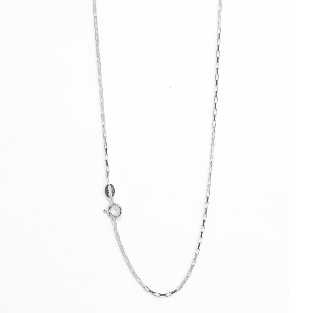 Rectangle Box Chain| 925 Silver chain for Pendant