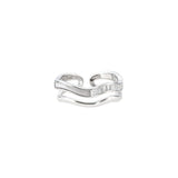 
  Diamond ring, Silver ring for woman, Beautiful Silver ring, Oprata ring, flower ring, Nature ring, Pearl ring

