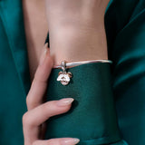 Diamond charms , Silver charms for woman, Beautiful Silver charms, Oprata charms, flower charms, Nature charms, Pearl charms