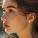 
Silver earring, silver earring for woman, Beautiful Silver earring, Oprata earring, flower earring, Nature earring, Pearl earrings
