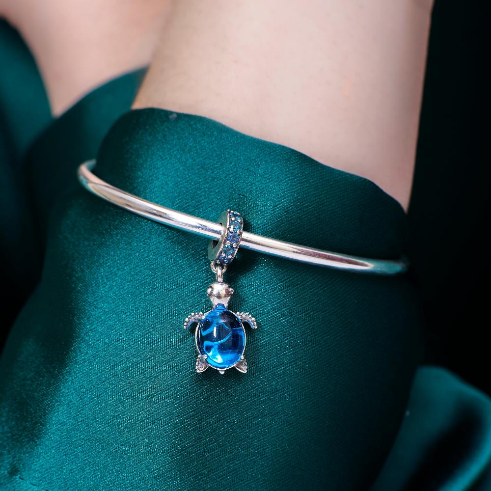 Sea Turtle Hanging | 925 Silver charms for Bracelets / Chain - OPRATA