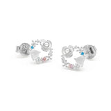 
  Silver earring, Silver earring for woman, Beautiful Silver earring, Oprata earring, flower earring, Nature earring, Pearl earrings

