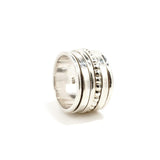 Silver ring, Spinner Ring, Silver ring for woman, Beautiful Silver ring, Oprata Rings, oxidised rings