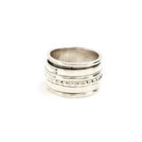 Silver ring, Spinner Ring, Silver ring for woman, Beautiful Silver ring, Oprata Rings, oxidised rings